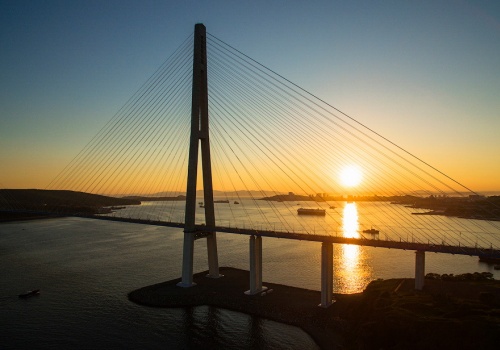 The Bridge to Russky Island Vladivostok